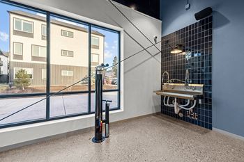 Gear wash & bike repair station