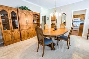 Lockport townhouse for rent - Pine Grove Estates – Kitchen - Dining – Appliances – Breakfast Bar - 24 Hour Emergency Maintenance – Dishwasher - Storage - 55+ Community - Ask for a Tour - Pet Friendly