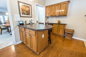 Lockport townhouse for rent - Pine Grove Estates – Kitchen - Dining – Appliances – Breakfast Bar - 24 Hour Emergency Maintenance – Dishwasher - Storage - 55+ Community - Ask for a Tour - Pet Friendly