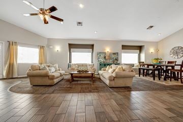 Las Vegas apartment for rent - the living room of a house with couches and a table