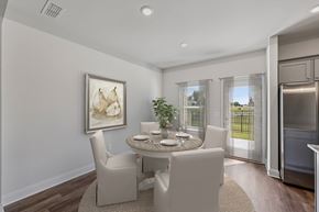Hoschton apartment for rent - The intimate dining space elegantly set for four