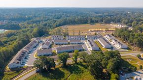 Loganville townhouse for rent - Scenic aerial view capturing the heart of the community.