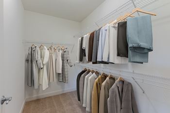 Large walk-in closets