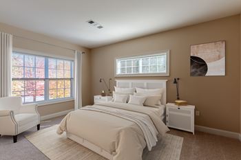 Carpeting in bedrooms