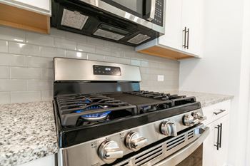 Stainless steel ge gas range