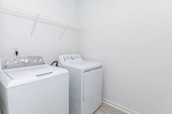 Full-size washer & dryer included