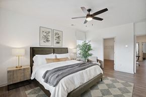 Cartersville townhouse for rent - “Serene primary suite with a plush king bed, refined finishes, and calming greenery—your private retreat for rest and relaxation.”