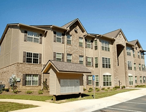 Blue Ridge apartment for rent - an apartment building with a sidewalk in front of it