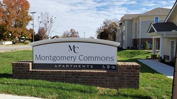 Clarksville apartment for rent - a sign in front of a house that says commons apartments