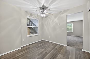 Large windows with bright natural light
