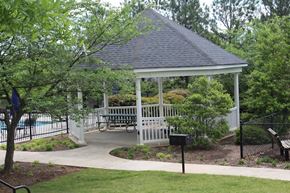Dalton apartment for rent - a gazebo in a park with benches
