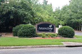Dalton apartment for rent - a sign for the alumni ridge on the side of a street