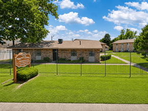 Shreveport apartment for rent - A sign that says "Nowhere" is in front of a building.