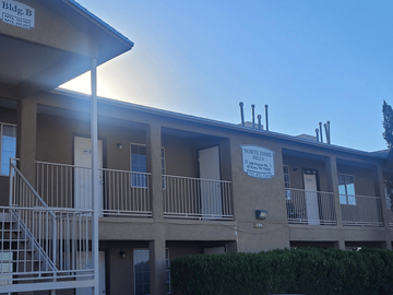 El Paso apartment for rent - A building with a sign that says "Norte Dame Villas".