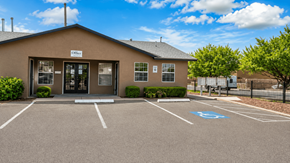 El Paso apartment for rent - A building with a sign that says "OFFICE" on it.