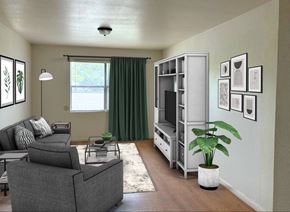 Abbeville apartment for rent - a living room with a couch and a television