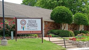Broken Arrow townhouse for rent - a building with a sign that says indian springs apartments