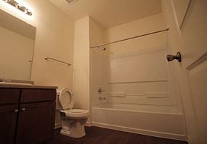 New Albany apartment for rent - a bathroom with a toilet and a shower