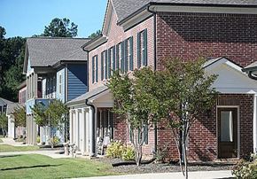 New Albany apartment for rent - a brick house with trees in front of it