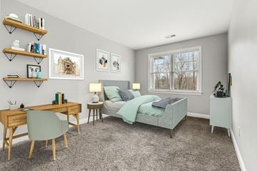 Ashland apartment for rent - a living room with a couch and a desk