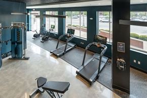 Providence apartment for rent - a fitness center with treadmills and other exercise equipment