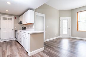 Whitman apartment for rent - Open kitchen and living room