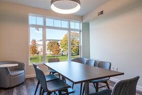 Mansfield apartment for rent - conference table at Station Square
