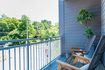 Private balconies or patios*