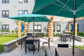 Outdoor courtyard