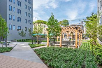 Outdoor courtyard