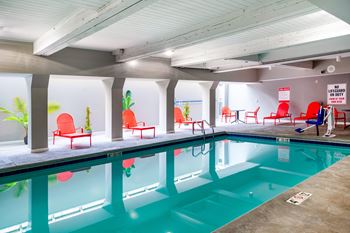 Heated lap pool
