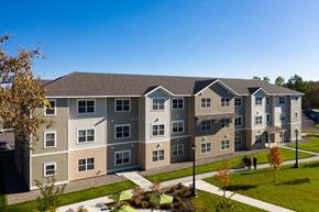 New Hartford apartment for rent - Meadows Senior Exterior of Apartment Building at Meadows Senior Living Apartments, New York, 13413