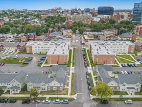 Buffalo apartment for rent - Aerial view of a Niagara Square Apartments at Niagara Square, Buffalo, 14201
