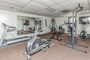 Pittsburgh apartment for rent - Fitness Center With Equipment For Resident Usage, Highland Plaza, Pittsburgh PA.