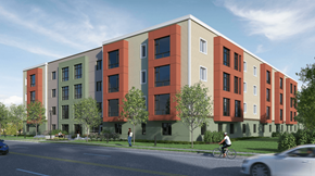 Menands apartment for rent - A rendering of 35 Broadway Apartments. at 35 Broadway, Menands, NY.