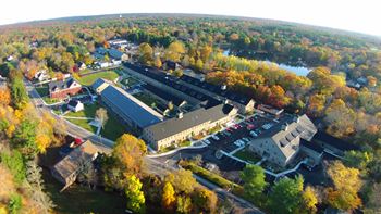 Building aerial view