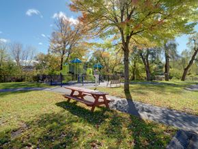 Pittsfield apartment for rent - Playground and Benches at Berkshire Peak Apartments in Pittsfield, MA.