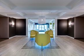 Brockton apartment for rent - Beautiful Lobby With Seating Walkover  at Walkover Commons, Brockton