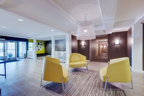 Brockton apartment for rent - Bright Lobby With Seating  at Walkover Commons, Brockton, MA