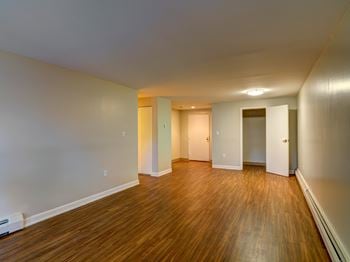 One bedroom apartment living room