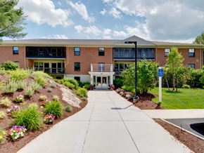 Westwood apartment for rent - Outdoor Pathway at Highland Glen Apartments in Westwood, MA.