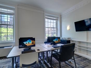Computer lab for resident usage