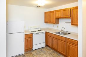 Latrobe apartment for rent - Fully Applianced Kitchen at Olympia Place Apartments.