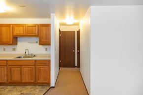 Latrobe apartment for rent - Entrance and Kitchen of Apartment at Olympia Place Apartments.