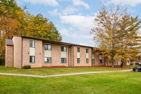 Latrobe apartment for rent - Exterior View of Apartment Building at Olympia Place Apartments.