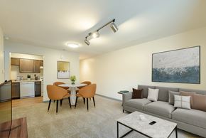 Columbus apartment for rent - Open Floorplan with Combined iving Room and Dining Room. at Franklin Manor Apartments, Columbus