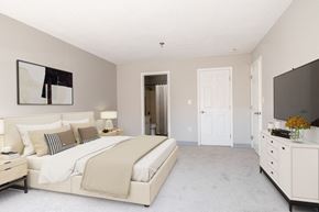 Fall River apartment for rent - Spacious Bedroom With Carpet And Large Closet for Storage at Ship's Watch Apartments, Fall River