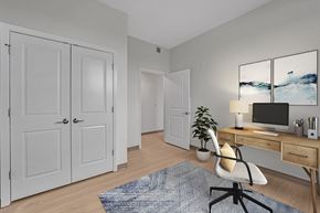 Pittsburgh apartment for rent - The Carina Pittsburgh PA Home Office Layout.