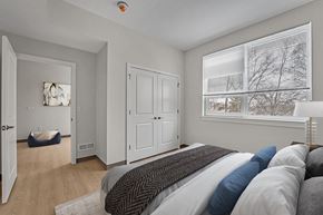 Pittsburgh apartment for rent - The Carina Pittsburgh PA Bedroom Layout With Closet Space.