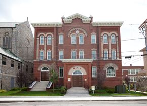 Lawrence apartment for rent - Exterior Of Building at Sacred Heart Apartments, Lawrence, MA 01843